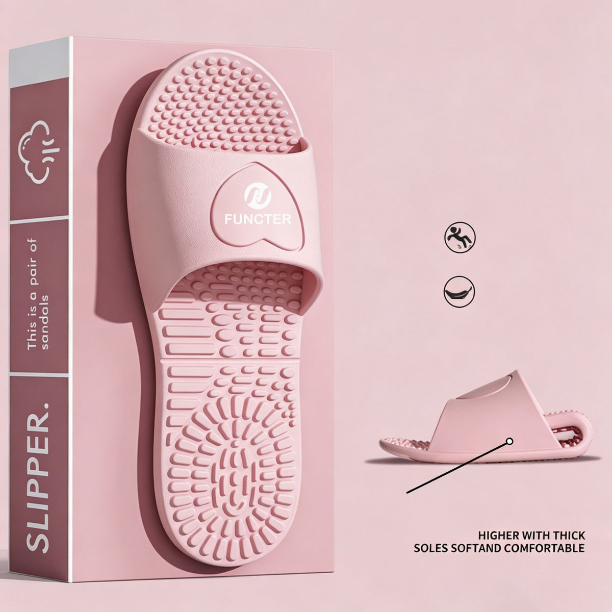 Collapsible Massage Shower Slides