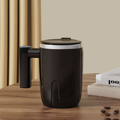 400 ml Mixing Cup 304 Stainless Steel Magnetization Cup Automatic Magnetic Cup Portable Coffee Cup