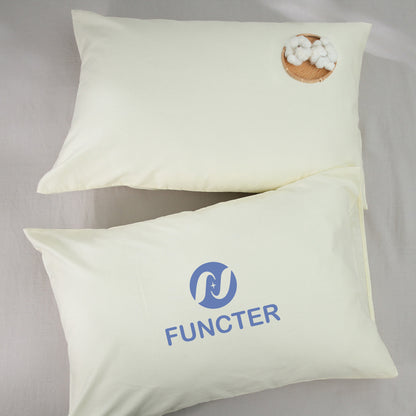 20 x 26" Premium Square Cotton Throw Pillowcase With Hidden Zipper