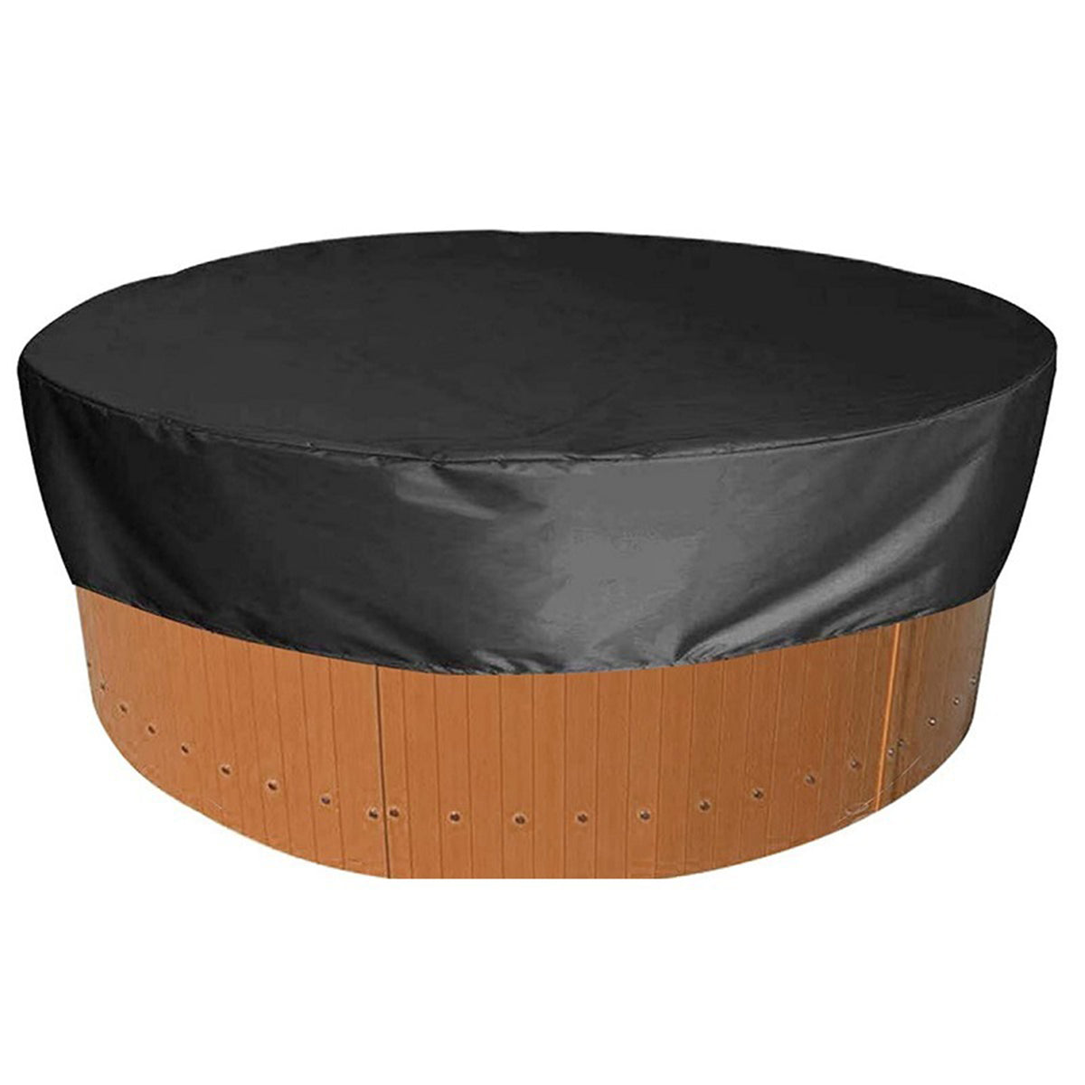 63"x35" Outdoor Waterproof Round Hot Tub Cover