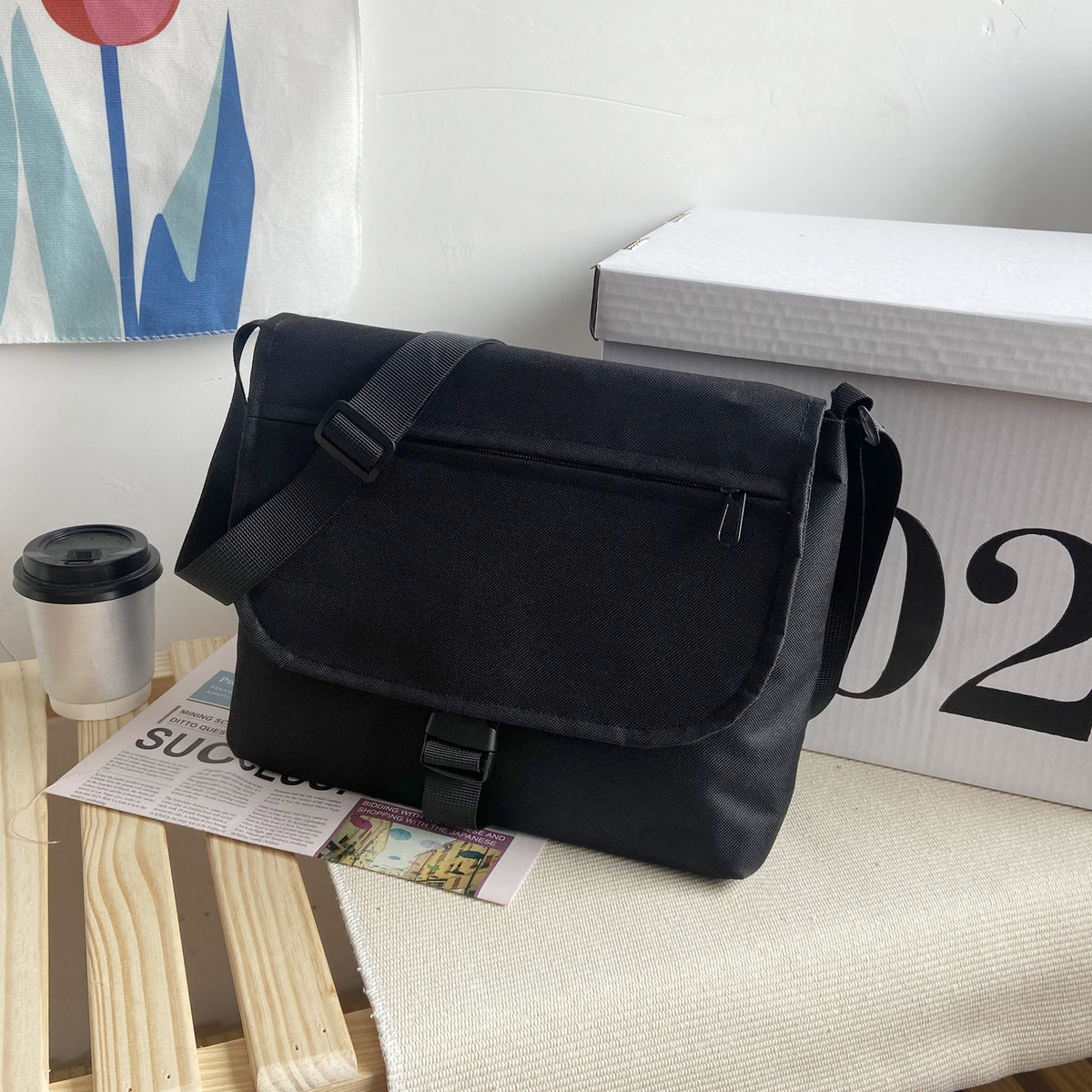 Unisex Oxford Messenger Bag Crossbody Bag Shoulder Bag Sling Bag