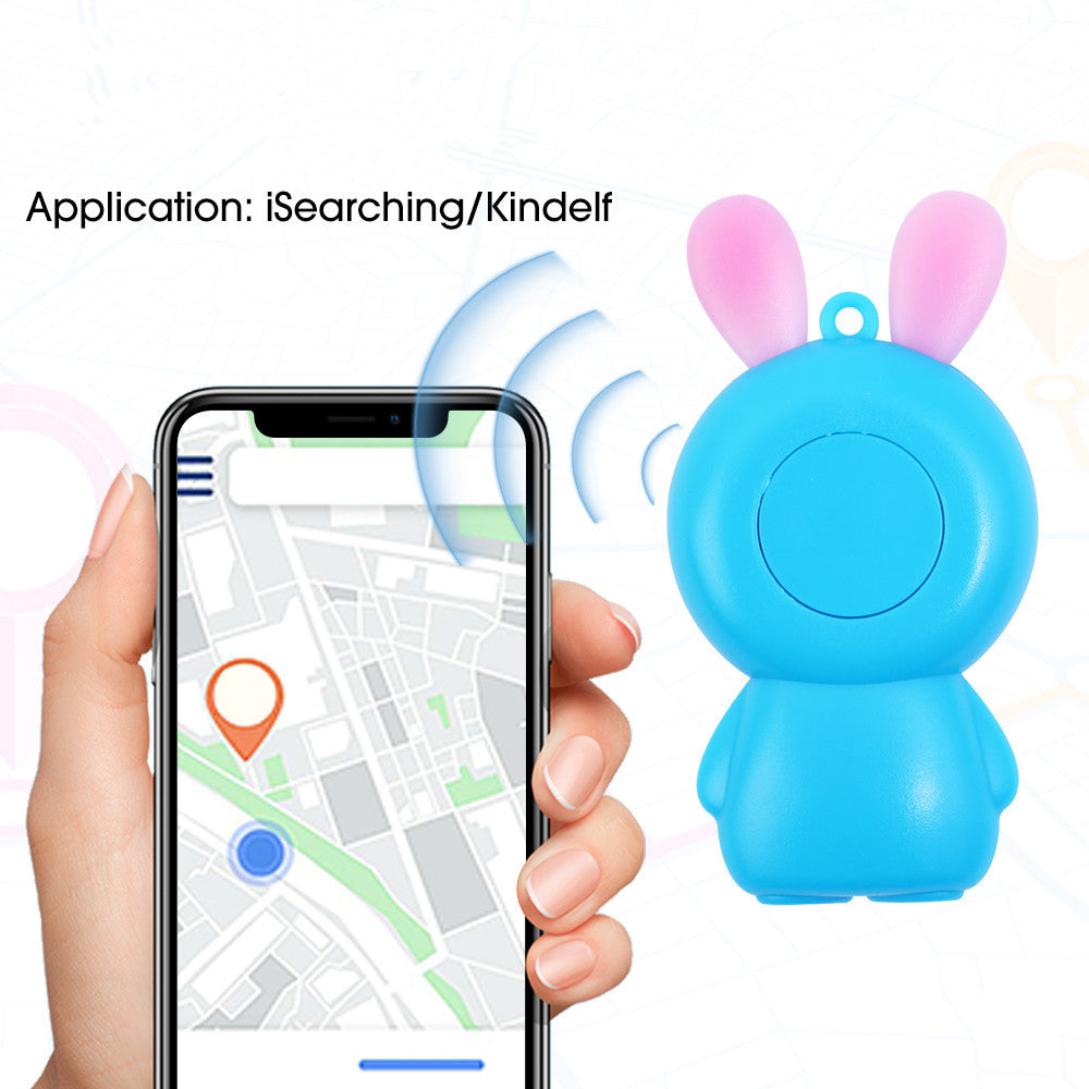 Rabbit Shaped Wireless Smart Tracker Anti-Lost Device Keychain Key Finder