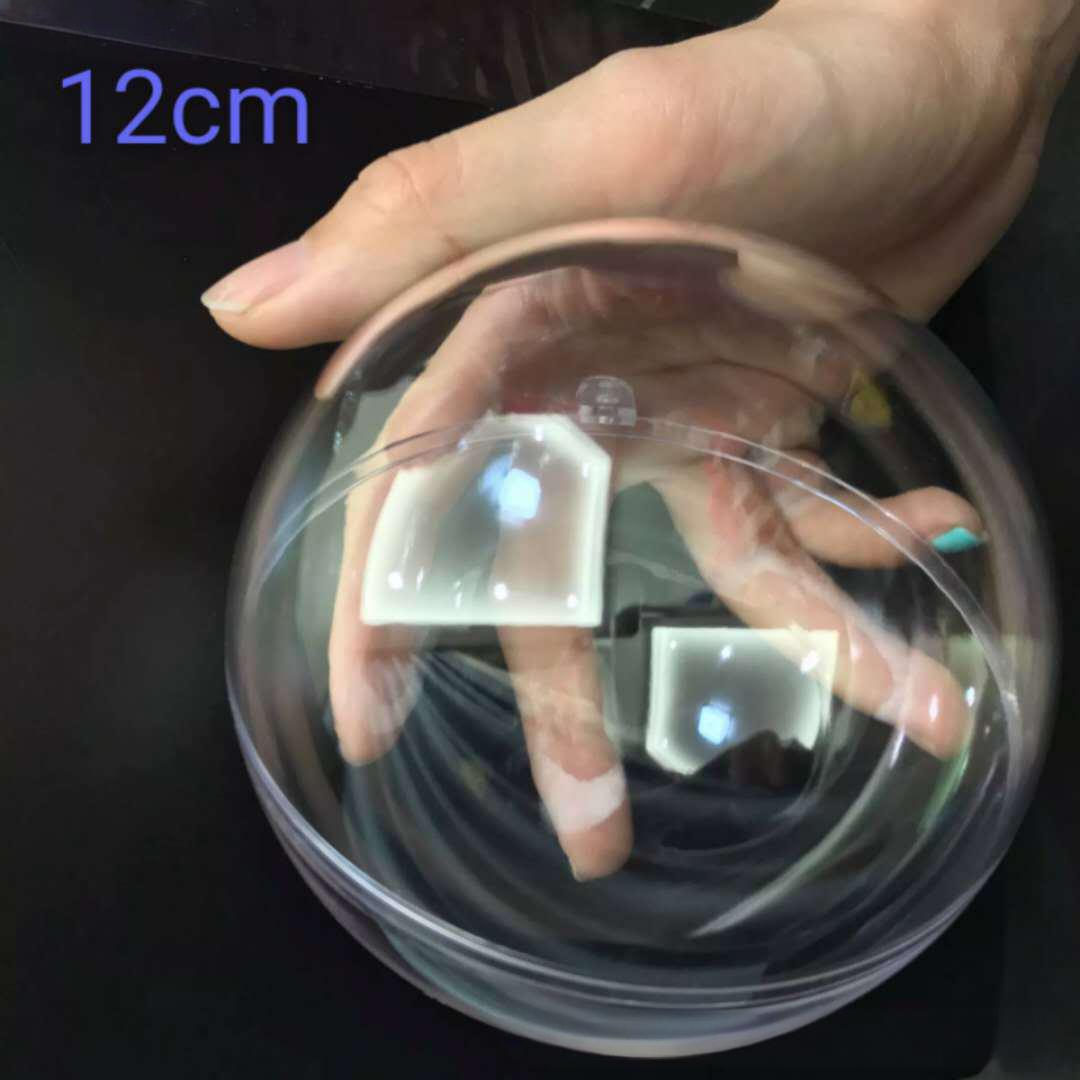 4.72" Clear Acrylic Fillable Ornaments Ball Christmas Ball
