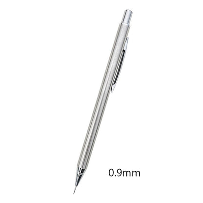 Stainless Steel Shinny Surface Mechanical Pencil 0.9 mm Pencil Lead