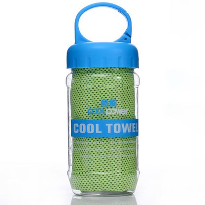 Cool Feeling Exercise Fitness Bucket Towel