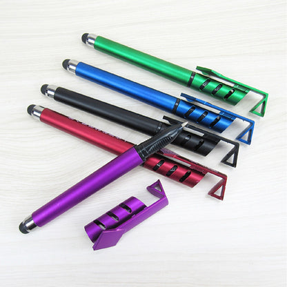 Metallic Pen Barrel Stylus Writing Pen Advertisement QR Code Pen Phone Holder