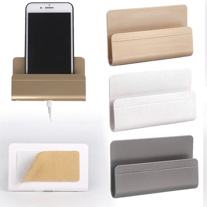 Wall Mount U Shape Phone Holder w/Sticker