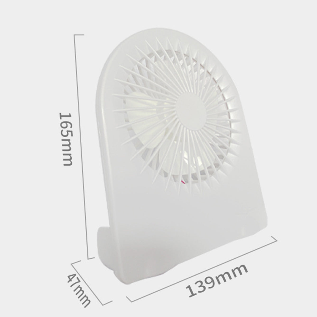 Summer Portable Powerful Desk Fan Rechargeable 2000mAh Battery Operated