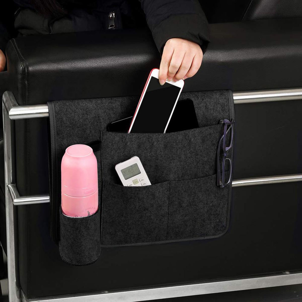 Felt Bedside Storage Organizer Bedside Organizer Caddy