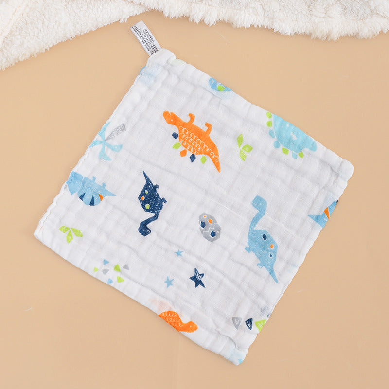 Full Custom Newborn Baby Muslin Washcloths Soft Cotton Gauze Face Towels