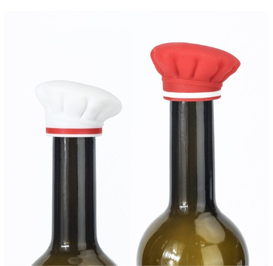 Silicone Chef Hat Wine Stoppers