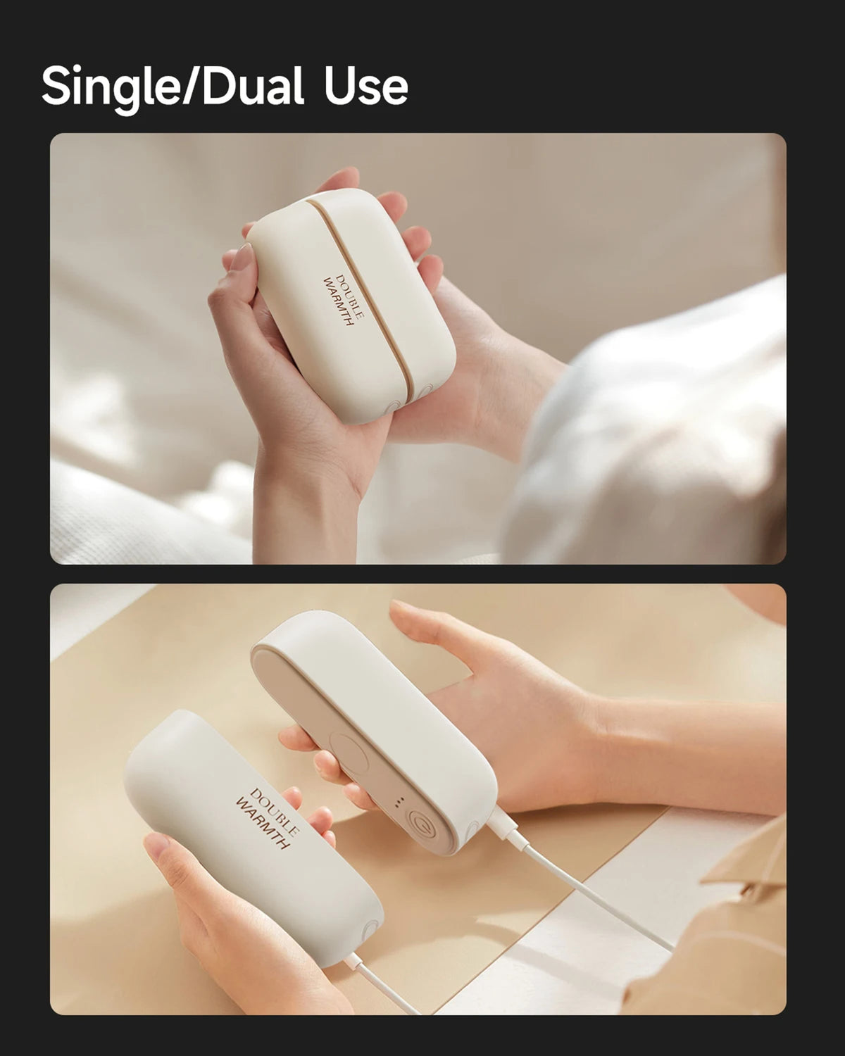 Magnetic 2 Packs Electric Hand Warmers 6000mAh
