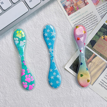 Double Sized PVC Magnetic Bookmark Book Page Clip