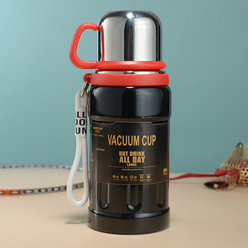 20 Oz/600ml Water Bottle Vacuum Insulated Stainless Steel Bottle Thermal Bottle W/ Own Cup