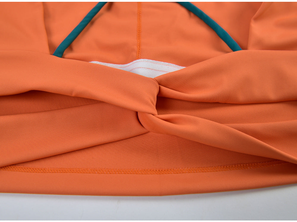Women's Yoga Sports Bra Strappy Bralette Bra Short Sleeve Yoga Athletic Shirt(Model C)