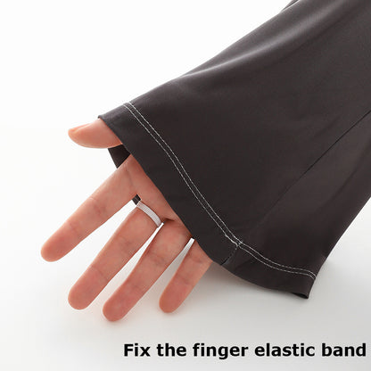 Loose UV Protection Cooling Arm Sleeves Flare Sleeve W/Gradient Color