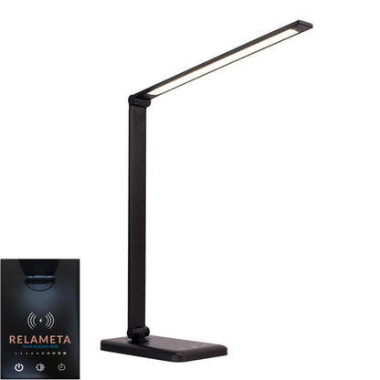 Aluminum Multi-Functional Foldable LED Desk Lamp w/Wireless Charger