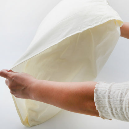 20 x 26" Premium Square Cotton Throw Pillowcase - Envelope Closure