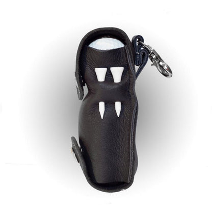 PU Leather Golf Ball Pouch Golf Bag Waist Pack Without Balls & Tees