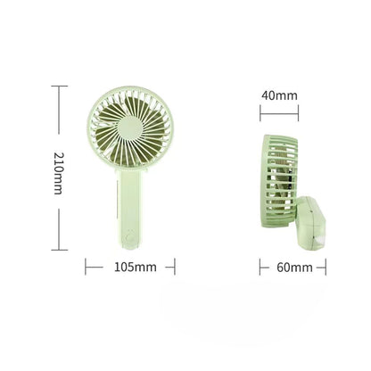2" 1 Rechargeable Handheld Fan Pocket Fan Desk Fan