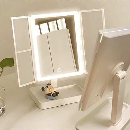 Car Sunvisor Vanity Mirror W/ 3 Light Settings