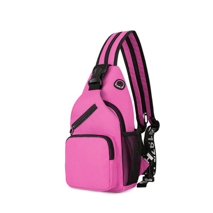 Oxford Sling Bag Chest Bag Shoulder Backpack Crossbody Bag For Men Women And Students