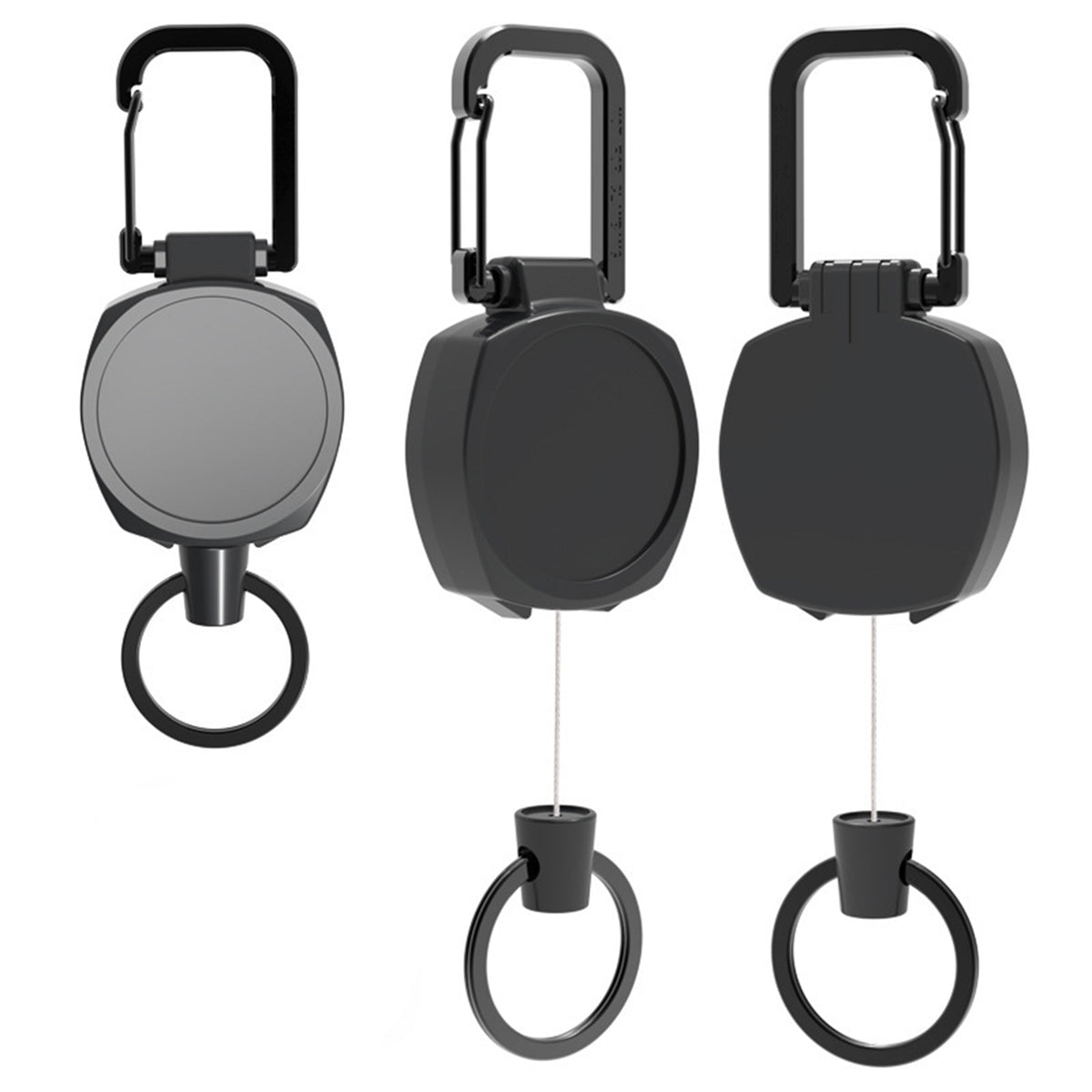Outdoor Retractable Reel Key Holder ID Badge Holder Reel