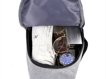 Men's Oxford Sling Bag Chest Crossbody Shoulder Bag