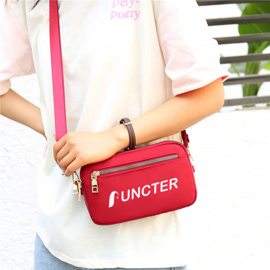 Small Nylon Single Shoulder Crossbody Bag for Women