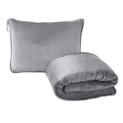 Travel Blanket for Airplane, Car, and Outdoor Use W/ Storage Pouch & Carabiner 50" x 60"