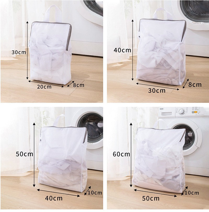 12x16" Portable Fine Mesh Laundry Bags Laundry Wash Bags for Delicates-Woven Label