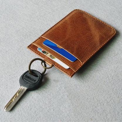 Mix Color Leather ID Badge Holder Employee Badge Holder