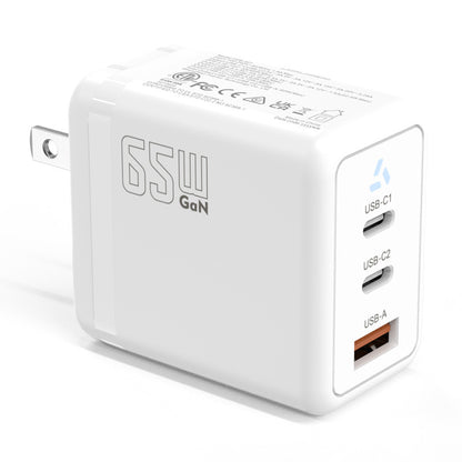 3-Port 65W Wall Charger W/ETL Certification