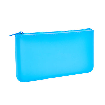 Portable Silicone Zipper Bag Multi Purpose Soft Organizer Bag Makeup Bag