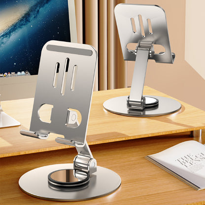 360 Rotatable Cell Phone Holder Foldable Phone Stand Round Base