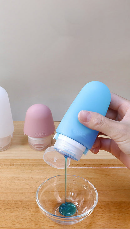 3OZ Portable Refillable Traveling Size Liquid Containers ( 4pcs Set )