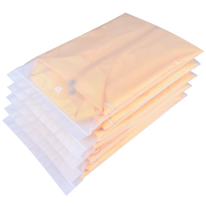 17.8 x 23.7" Matte Frosted Resealable Plastic Bags Zip-Lock Seal Storage Pouch