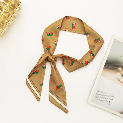35" x 2" Full Custom Neckerchief Long Hair Ribbon Neck Scarf Handbag Wrap Scarf Neck Tie #24