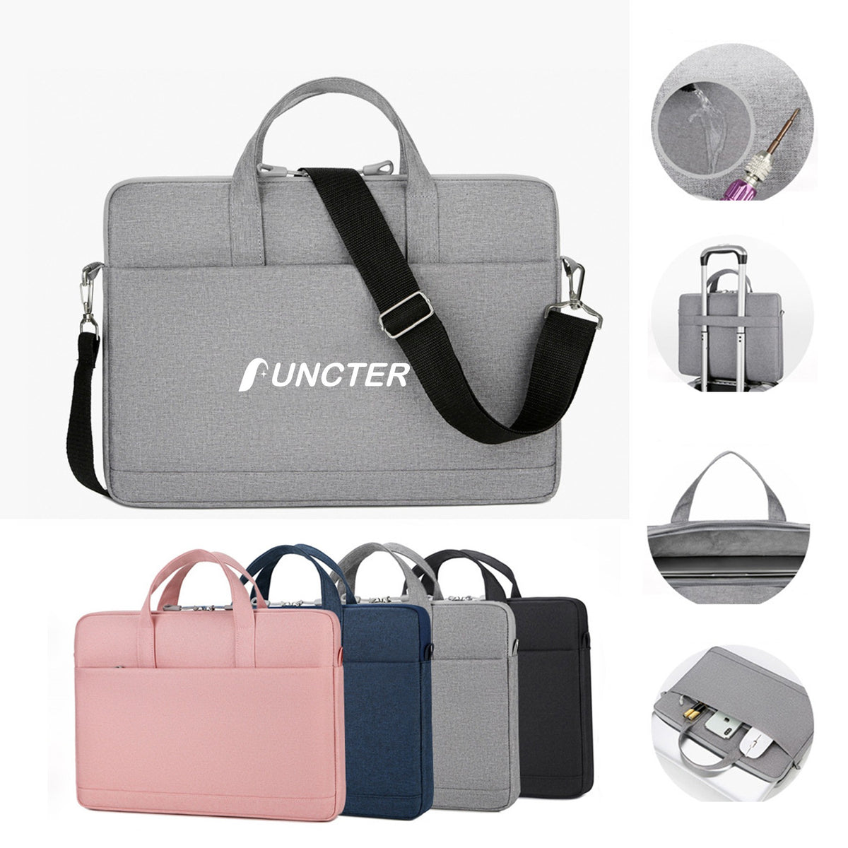 15" Durable Laptop Bag Laptop Sleeve With Shoulder Strap