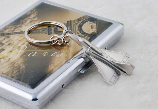 War Plane Shaped Key Chain
