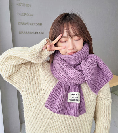 67" Winter Thicker Cable Knitted Scarf Wrap Chunky Long Warm Scarf