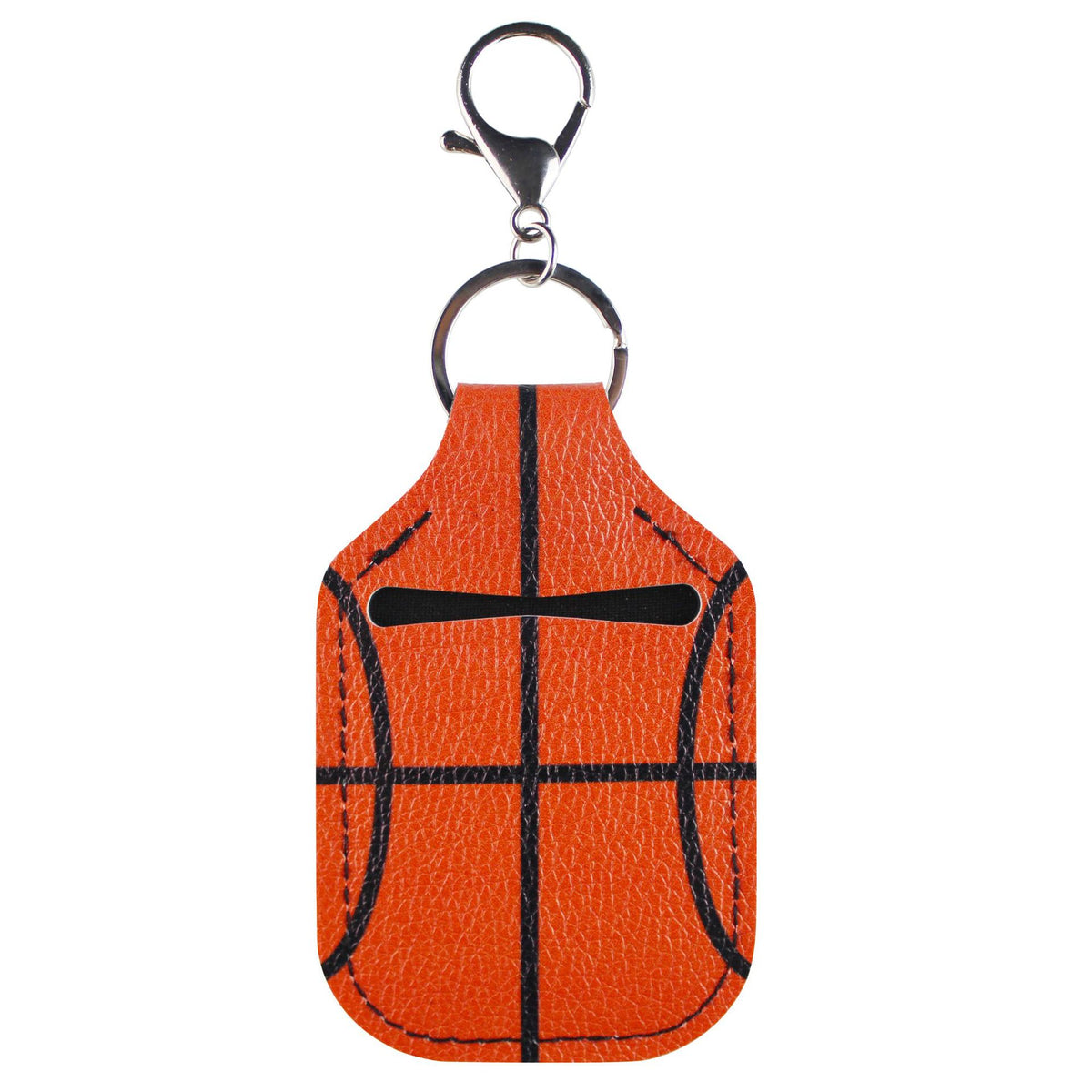 Portable Basketball Design Hand Sanitizer Keychains