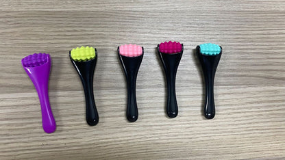 Mini Silicone Face Roller Eye Cream Applicator Facial Massager Roller for Wrinkles & Puffiness