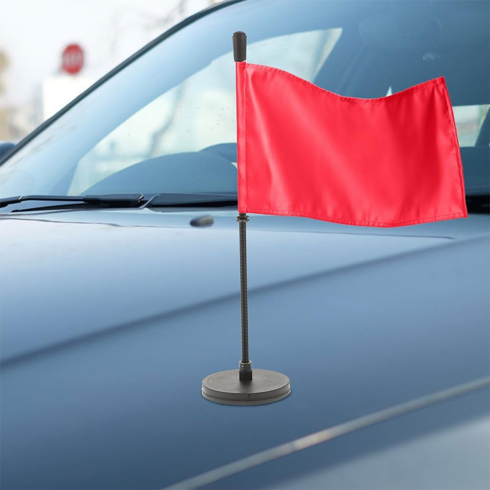 Car Flag Desk Flag Set W/ Magnetic Base 4" x 5.9"