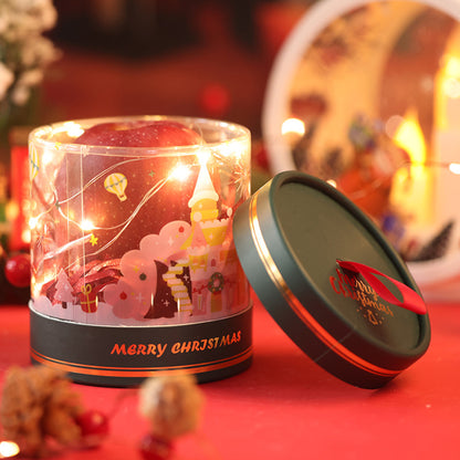 Christmas Candy Boxes Christmas Treat Gift Boxes Xmas Paper Boxes with Handle