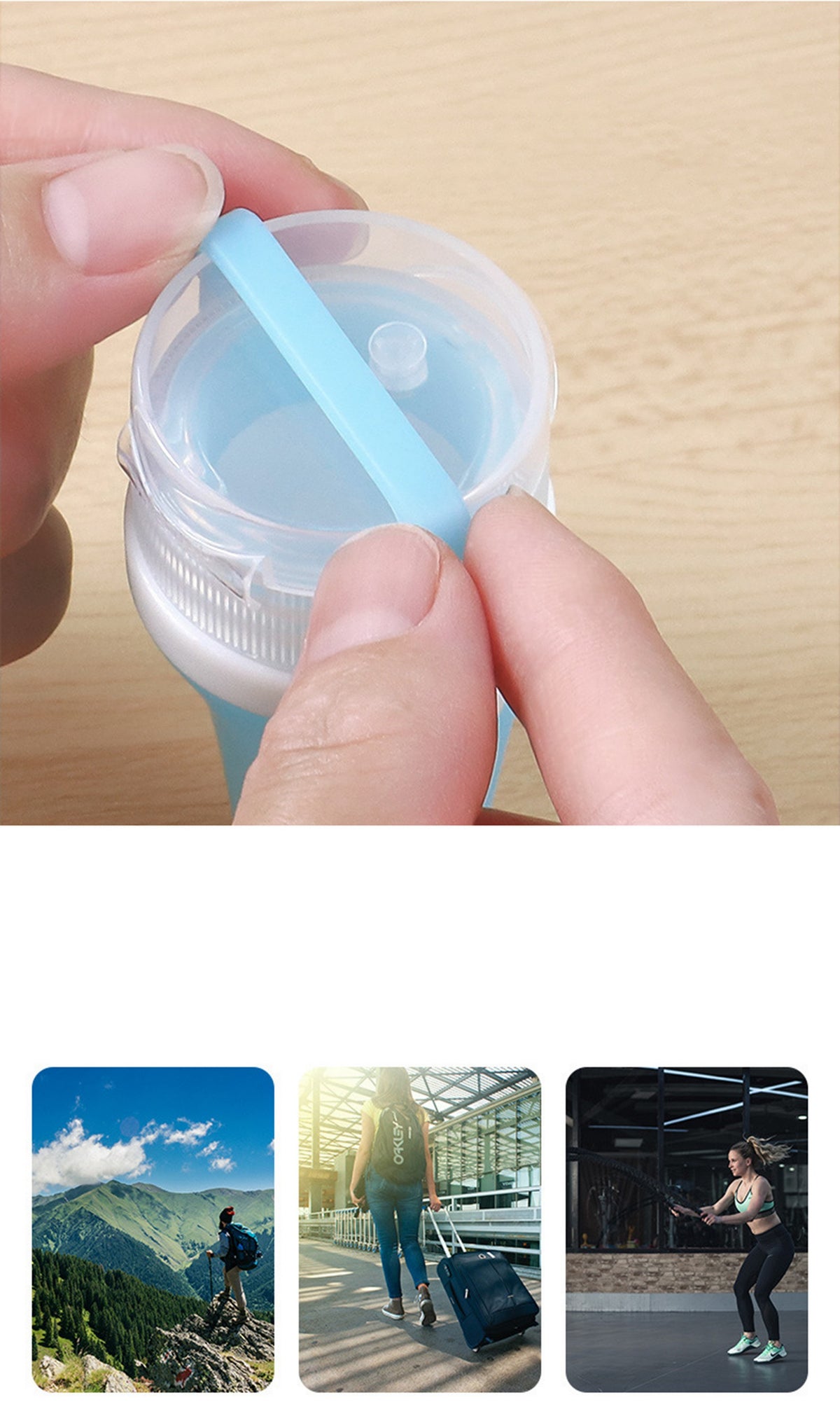 3oz Portable Refillable Traveling Size Liquid Containers ( 4pcs Set )