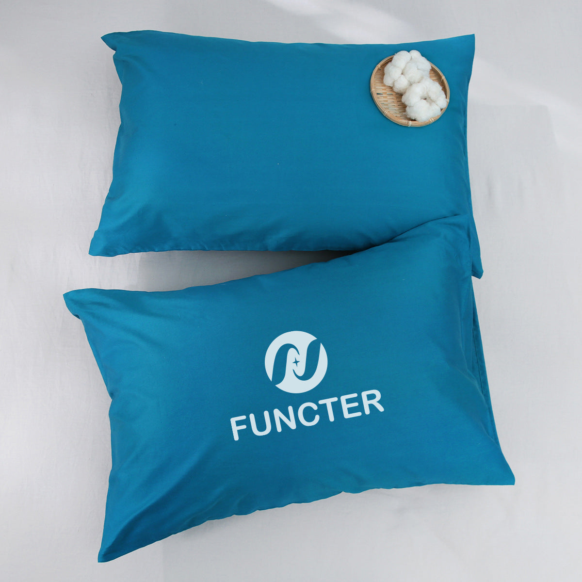 20 x 26" Embroidery Premium Square Cotton Throw Pillowcase - Envelope Closure