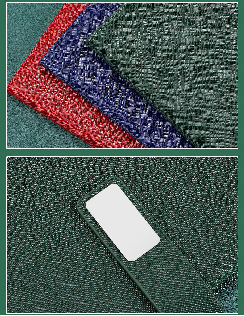 Business Notebook A5 Notepad PU Leather Notebook With Pen Loop For Office