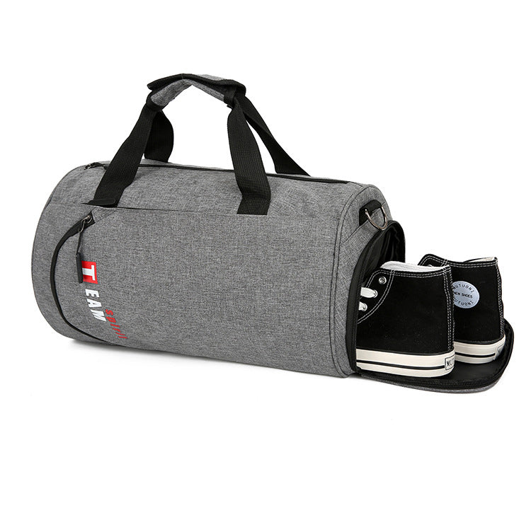 Wet and Dry Separated Nylon Tote Bag Swimming Bag Gym Bag for Beach/Fitness/Travel