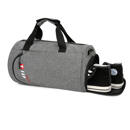 Wet and Dry Separated Nylon Tote Bag Swimming Bag Gym Bag for Beach/Fitness/Travel